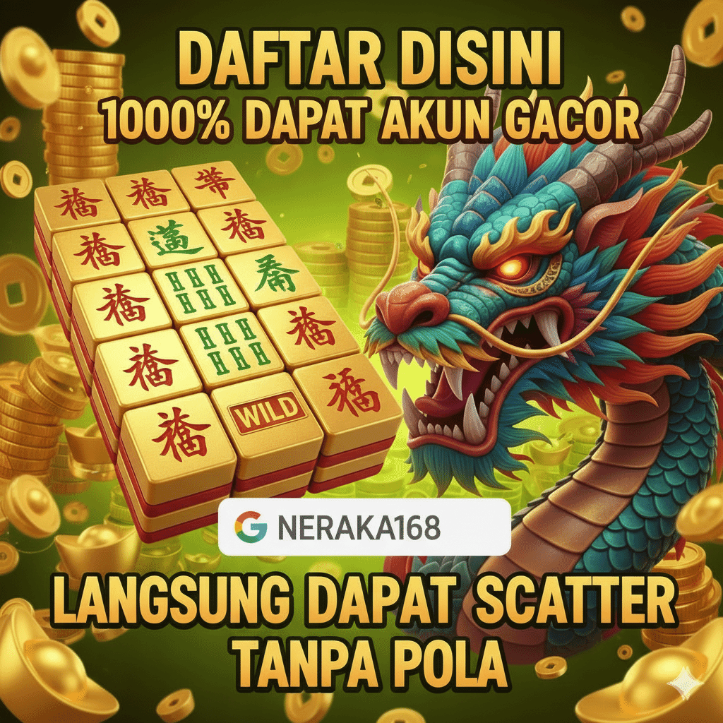 NERAKA168: Daftar Akun Slot Gacor VIP Deposit Qris 10k Terbaru image 1